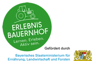 Logo Erlebnis Bauernhof - lernen. erleben. aktiv sein